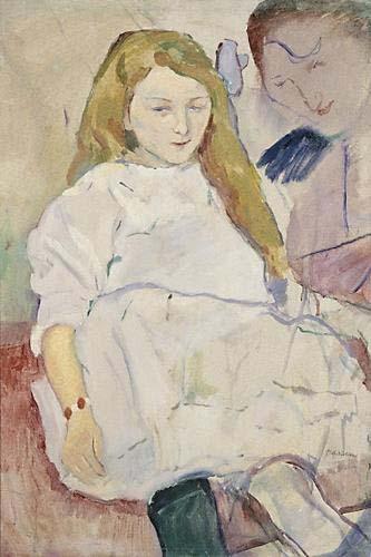 Jules Pascin Mother and child Norge oil painting art
